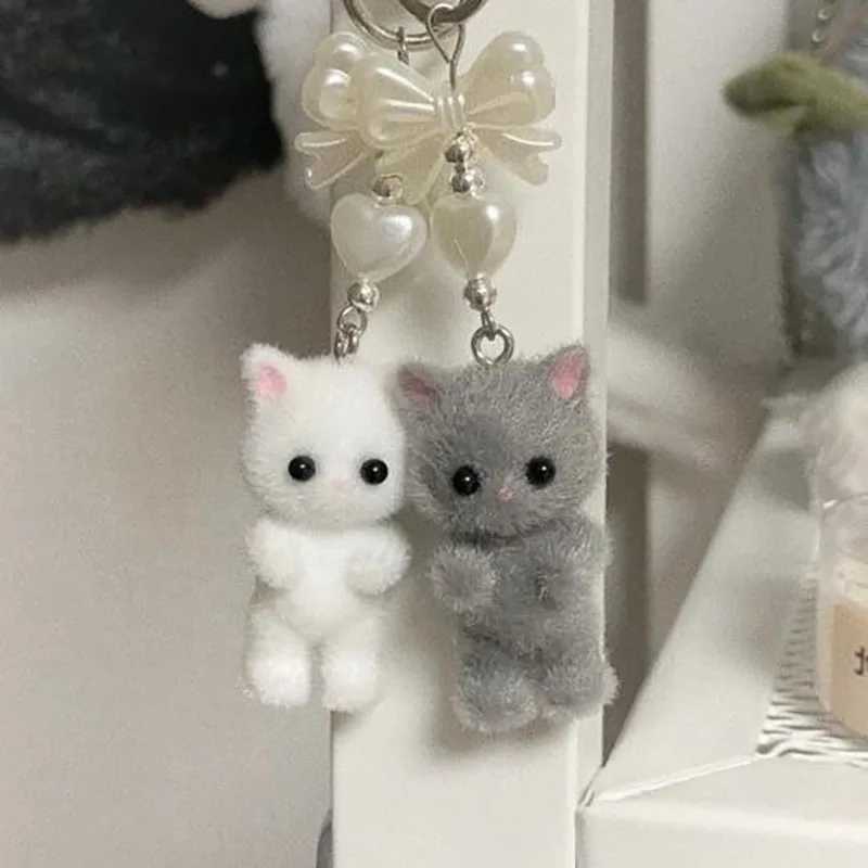 bow cat keychain women HandmadeX241008