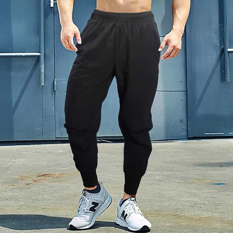 Running Pants Mens Casual Summer Jogging Pants Gym Fitness Sweatpants Quick Dry Breathable Sports Pants Bodybuilding TrousersX241008