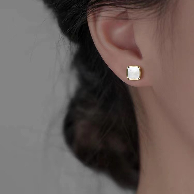 new 2024, niche high-end earrings, women's light earrings