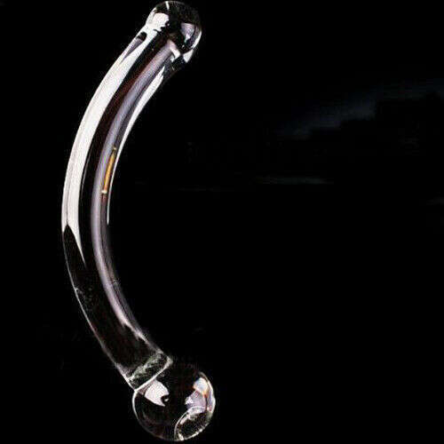 Transparent Sex Toys Glass Dildo G-spot Prostate Massager Anal Butt Plug Men's and Women's