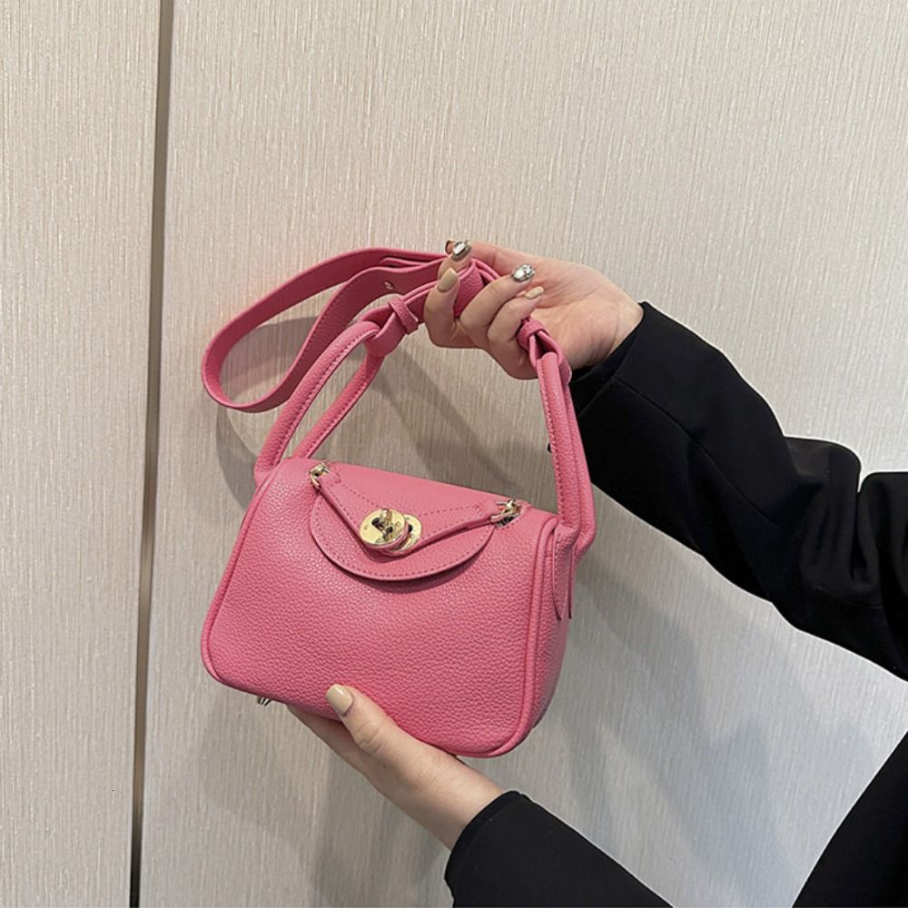 Leather Small Crossbody Bags For Women Handbags And Purses Female Fashion Pillow Bag