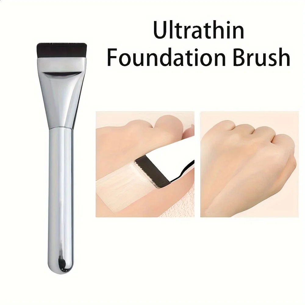1/2PC Multi purpose Ultra fine hypoallergenic Nylon Pig Mane Oval Base Brush - Perfect Contour 241008