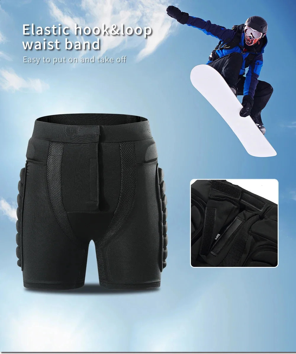 Motorcycle Shorts Skating Hip protector MTB Motocross Hip Paddeds Skiing Snowboard Shorts Protective Gear 241007
