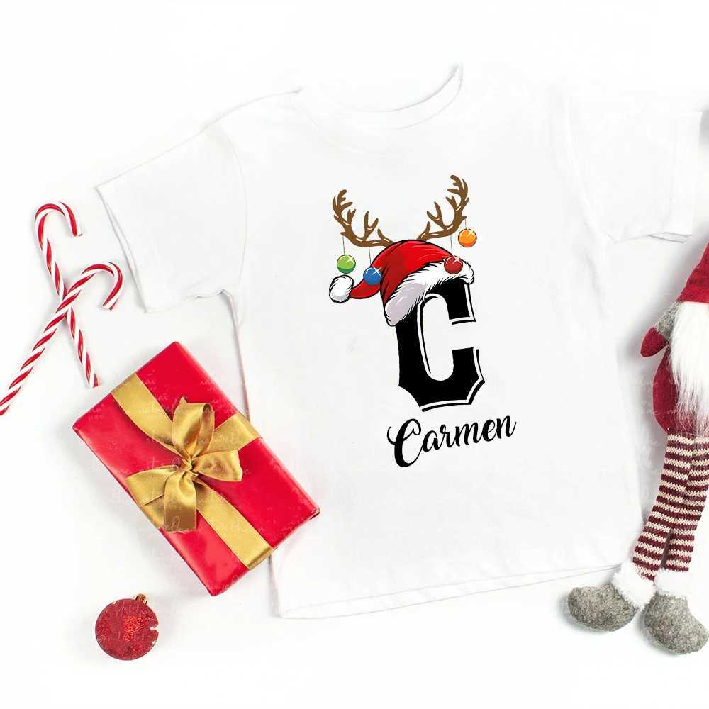 Personalized Christmas family matching T-shirts make their debut featuring clothing for mothers fathers daughters sons babies holiday girls and boys W