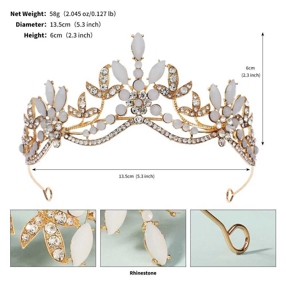 Miaolo Fashion Alloy Crystal Princess Crown Party Jewelry Hair Accessories Luxury Metal Hair Band Wedding Bridal Headwear W241007