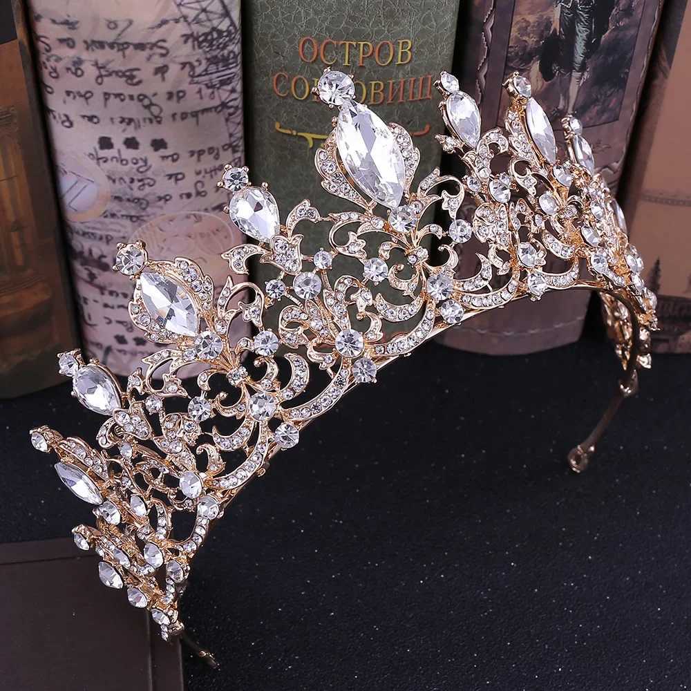 Luxury Bridal Crown Wedding Headpiece Diamond Jewelry Gift High Quality Crystal Hair Accessories Womens Jewelry Bridal Headpiece W241007