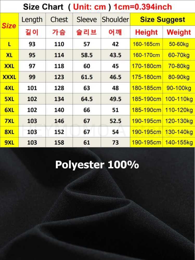 Spring and Autumn Changgou Coat Mens Fashion Hooded Windproof Jacket Black Coat Casual Jacket Large Size 6XL 7XL 8XL 9XL W241007