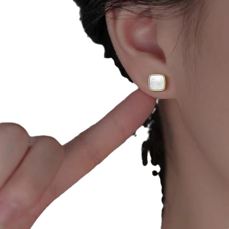 new 2024, niche high-end earrings, women's light earrings