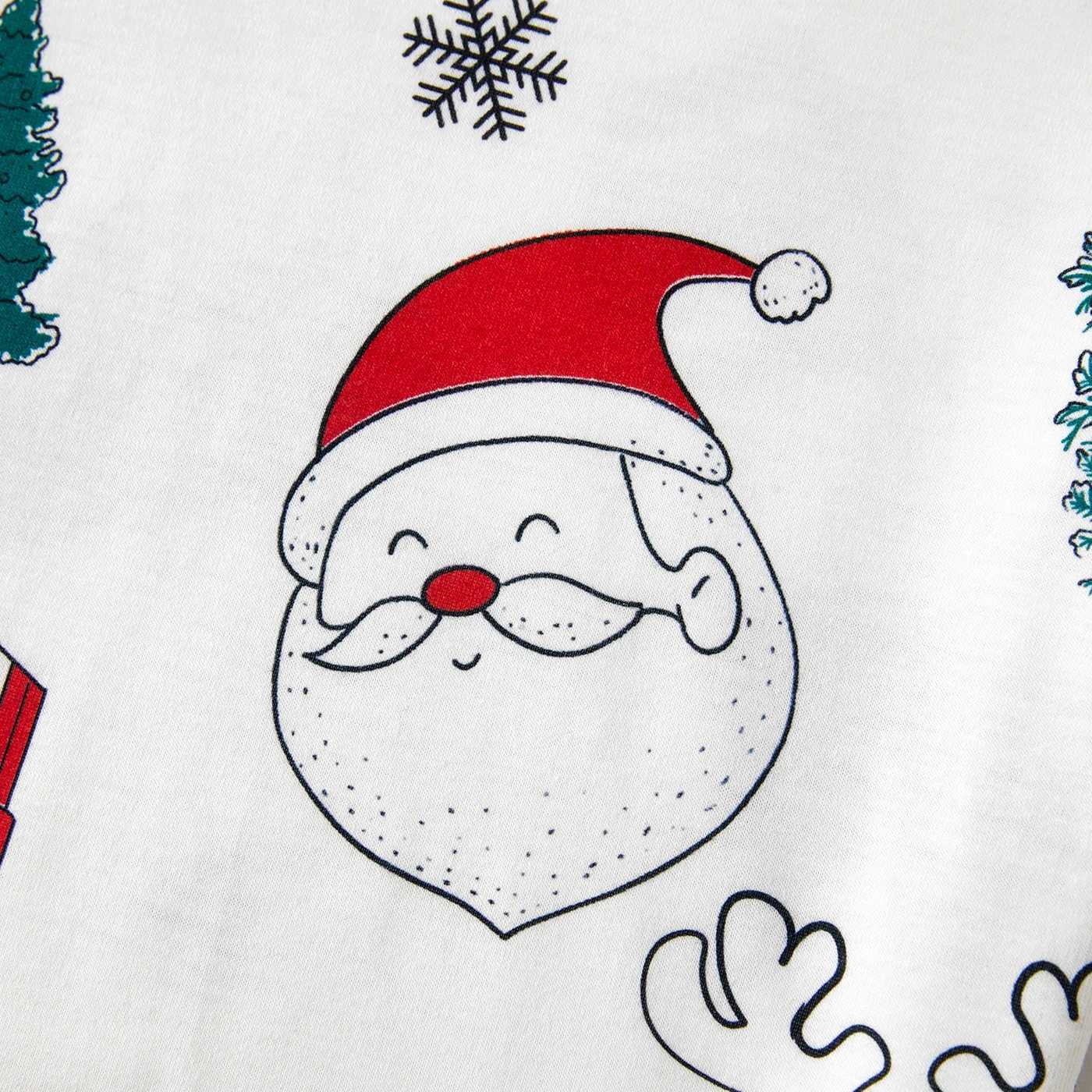 Christmas Trunk and Santa Print Family Matching Pajamas Sets (Flame Resistant)XJ241008