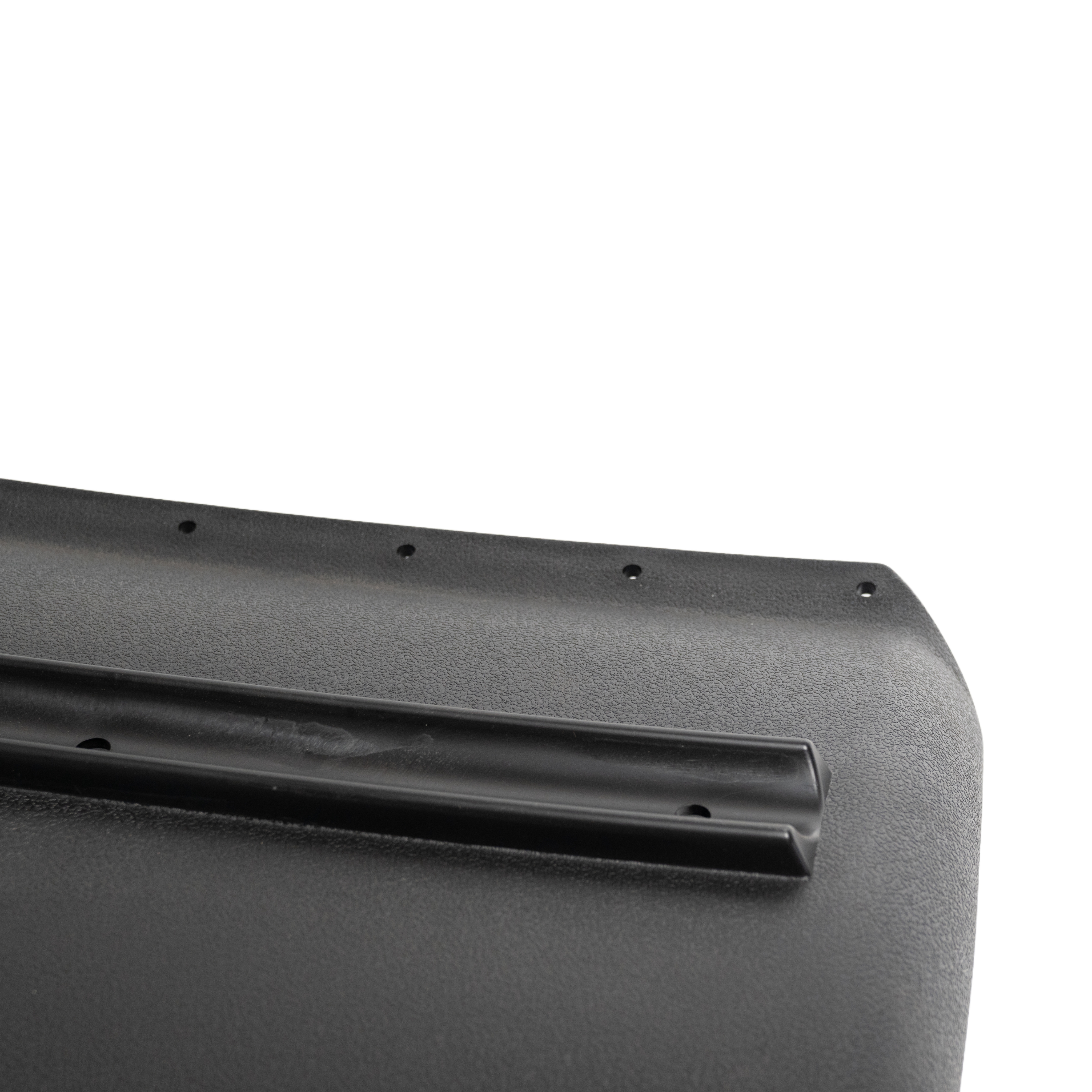 Semi-Trailer Protective Fender Set Durable 24'' Square Black Plastics Including Mounting Accessories (Pair)