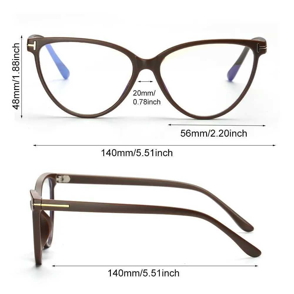 Fashion Women Leopard Big Frame Anti-UV Blue Rays Glasses Men Computer Goggles Round Frame Eyeglasses Eyewear Vision CareX241008