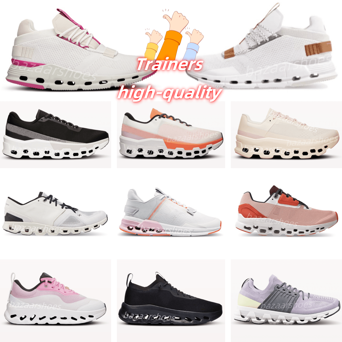 High Propulsion Athletic Trainers Premium Running and Outdoor Shoes for Men and Women Sneakers Tennis Training Sports EUR36-46