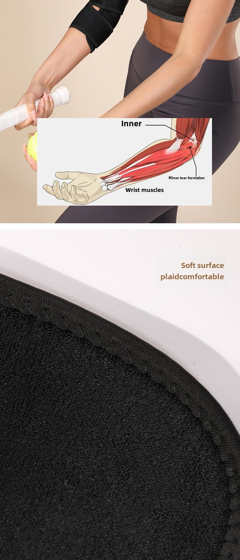 Durable Pressure-Relief Elbow Guard for Tennis, Badminton, Basketball Players