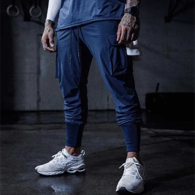 2024 New Men Sports Pants Fitness Thin Loose Fast Dry Elastic jogging trousers Running outdoor Training Pants Mens sweatpantsX241008