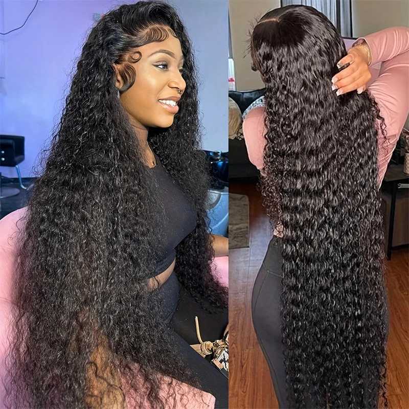 Deep Wave 13x6 HD Lace Frontal Human Hair Wig 13x4 Lace Front Curly Wigs for Women Choice Glueless Wig Human Hair Reday to WearXJ241008