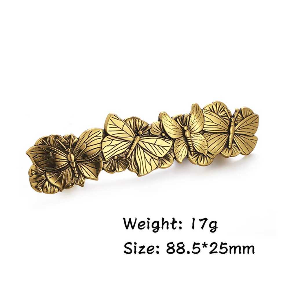 Skyrim Retro Metal Butterfly Hair Clip Bridal Headwear Retro Hair Clip Luxury Womens Hair Clip Wholesale W241007