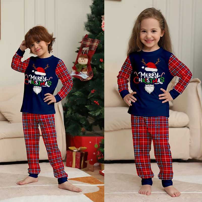 Christmas Pajama Set Family Match 2025 New Christmas Long Sleeve Adult Couple Mom Dad My Daughter Pajama Clothing W241008