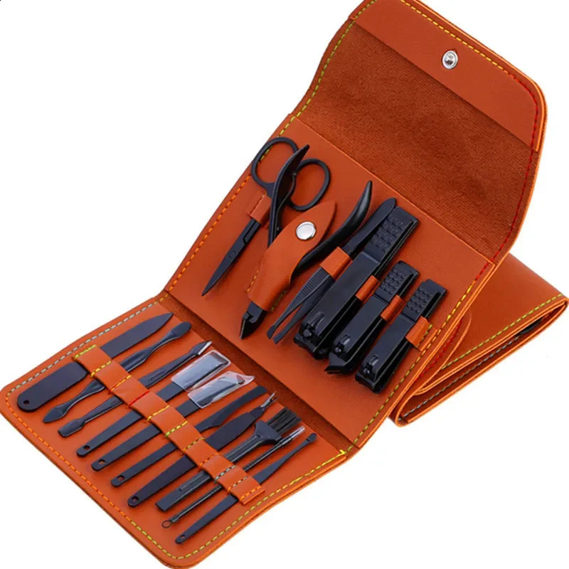 Nail Clipper Set 4/12/16 Piece Nail Clipper Files Nail Clipper Fixture Power Foldable Portable Simple Nail and Enhancement Tool 240927