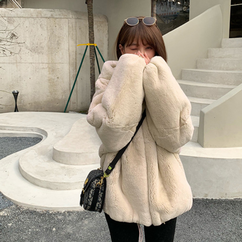 Hooded Leopard Women Faux Fur Loose Thick Warm Plush Jacket Fluffy Coat Female Winter Chamarras Para Mujeres 4Xl