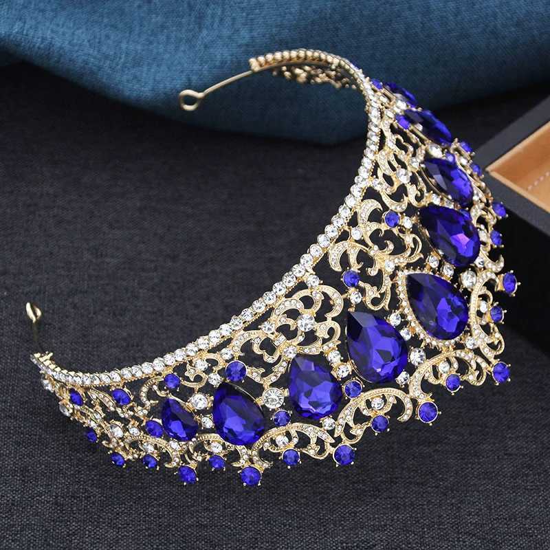 11 elegant crystal crowns suitable for brides wedding dresses hair jewelry queens green tiaras headpieces and ballroom brides W241007