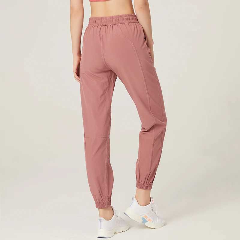 2024 New Sports Fitness Pants Women Elastic Band Waist Quick Dry Loose Running Yoga Pants Female Streetwear Pantalon FemmeX241008