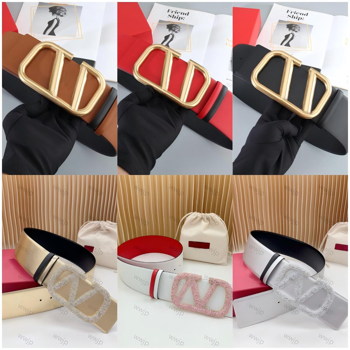 Top Designer Belt Woman Belts for Women Designer 7cm Belt Leather Girdle Letter Gold Waistband Buckle 90-125CM with Box Waistbands Double Sided Use