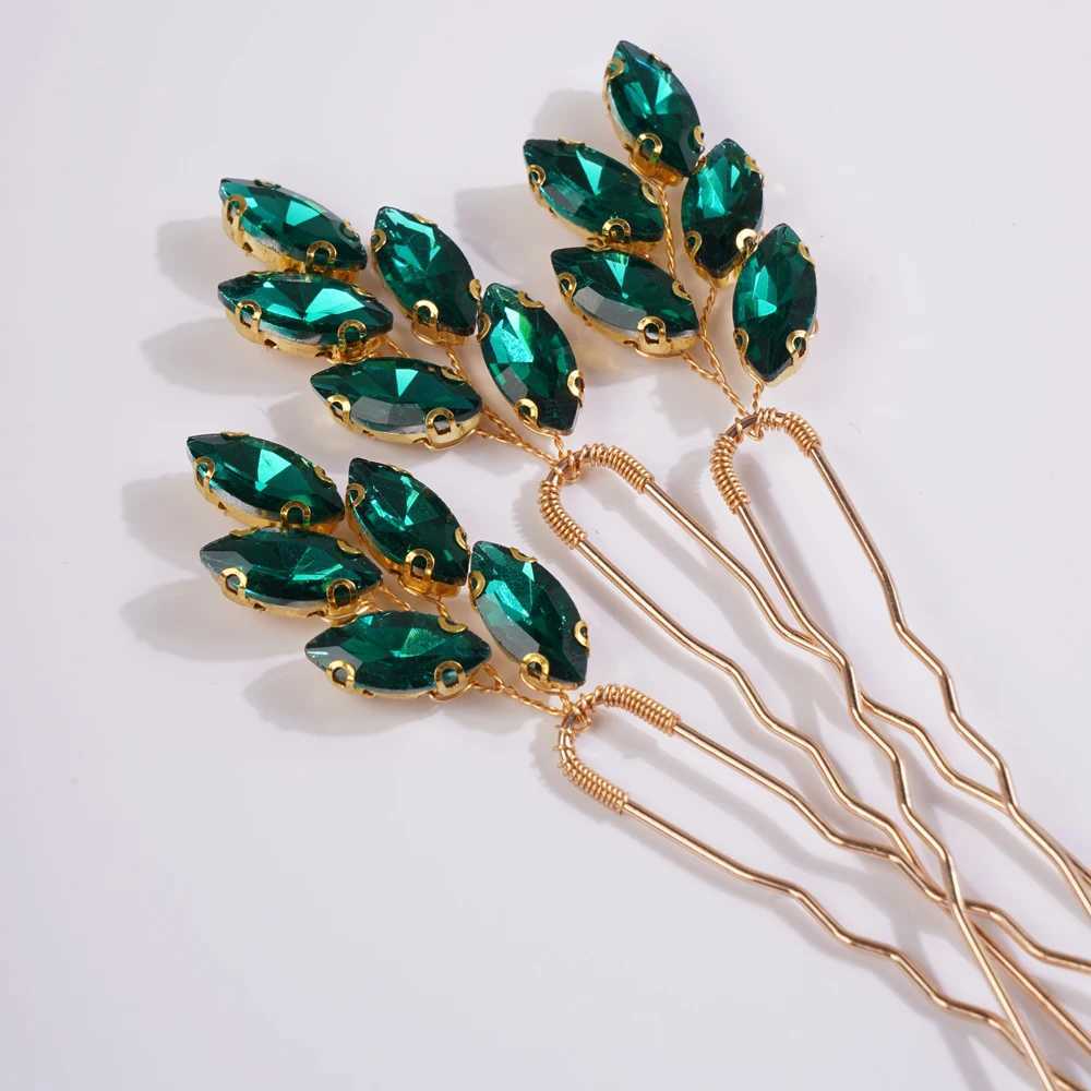 10 Colors Rhinestone Small Simple Bridal Hair Pin Silver Bridal Hair Piece Women and Girls Wedding Hair Accessories W241007