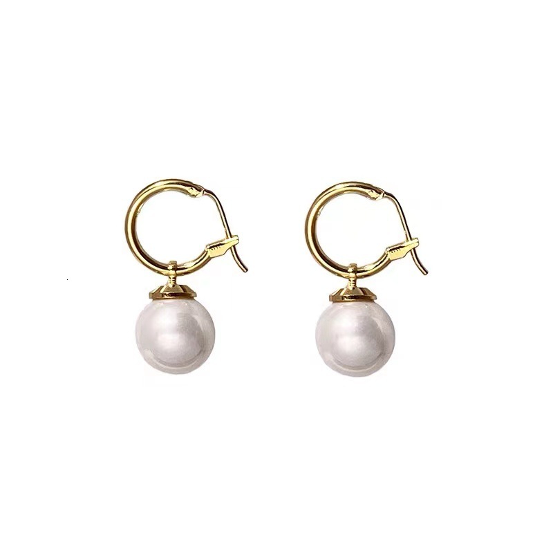 same style pearl women's French earrings, 2024 new earrings