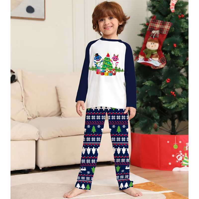 Christmas Matching Family Pajama Set 2024 Christmas Elf Costume Adult Father Mother Children T-shirt Pajama Appearance Set W241008