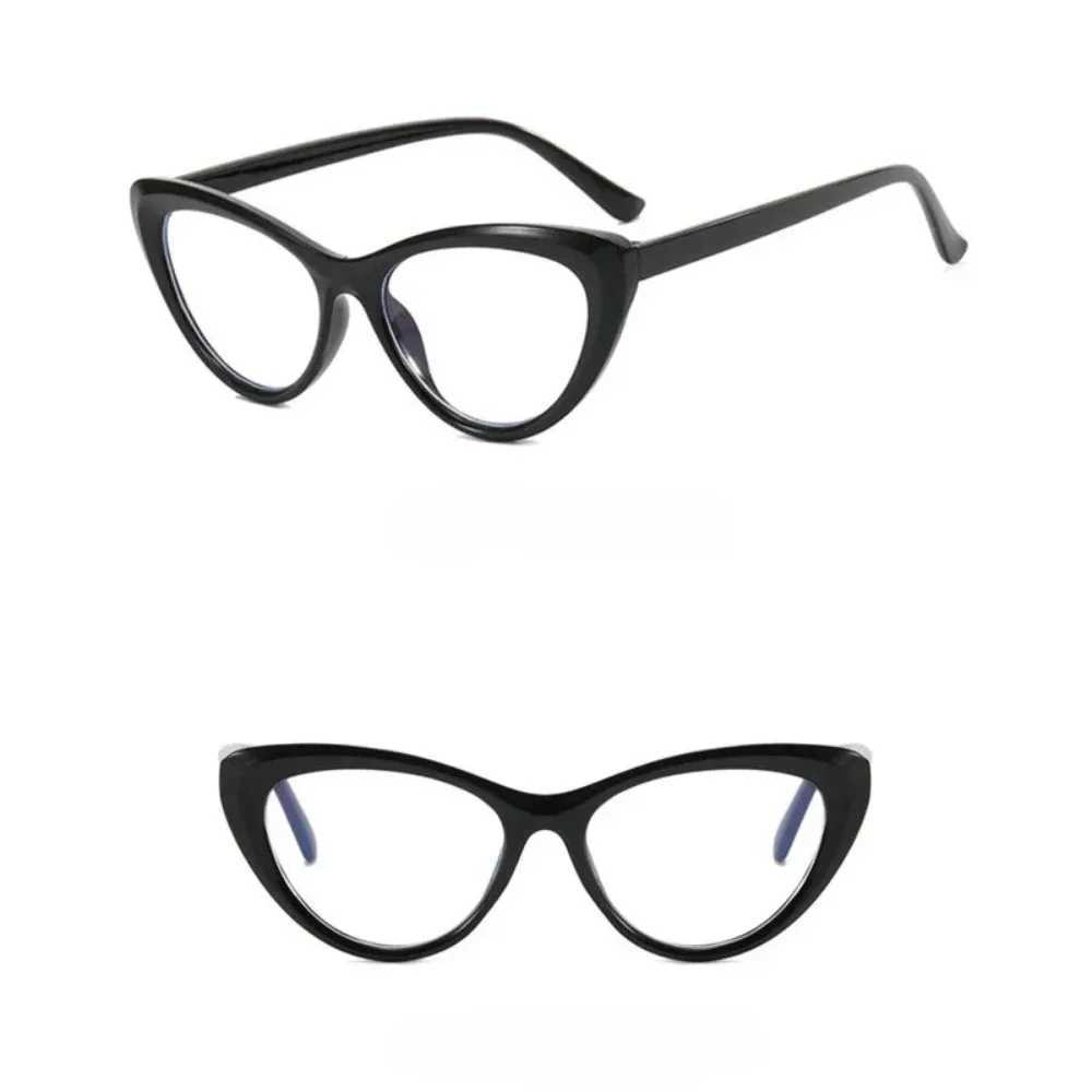 New Vintage Cat Eye Anti-Blue Light Glasses Classic Retro Triangle Frame Women Computer Gaming Eyeglasses Plain Glass SpectaclesX241008