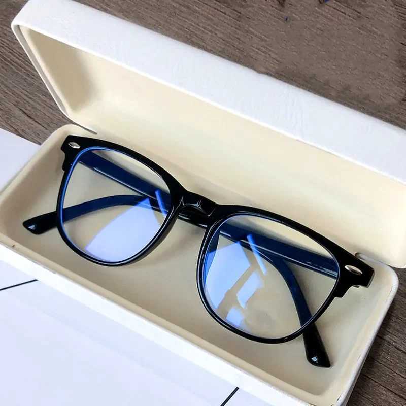 Men Women Finished Myopia Glasses Vintage Oval Frame Blue Light Blocking Eyeglasses Nearsighted Glasses Minus 0 To -6.0X241008