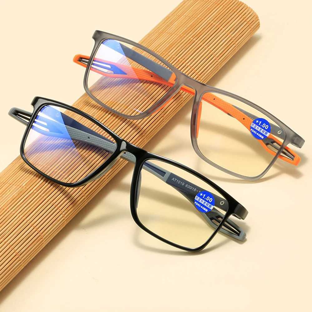 High Quality Blue Light Blocking Reading Glasses Men Sport Prescription Eyeglasses Frame For Women Men Diopter +1.0 to 4 OculosX241008