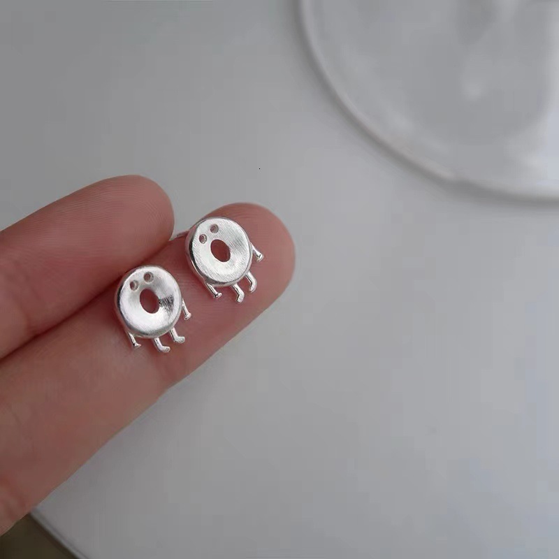 pure sier needle cookies earrings funny donuts cute artistic little fresh birthday gift