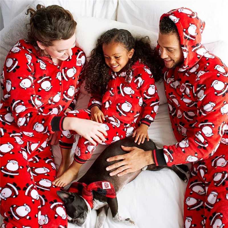 Blotona Christmas Family Matching Clothing Christmas Party Club Pajama Set Womens Childrens Pajama jumpsuit PJ Set W241008