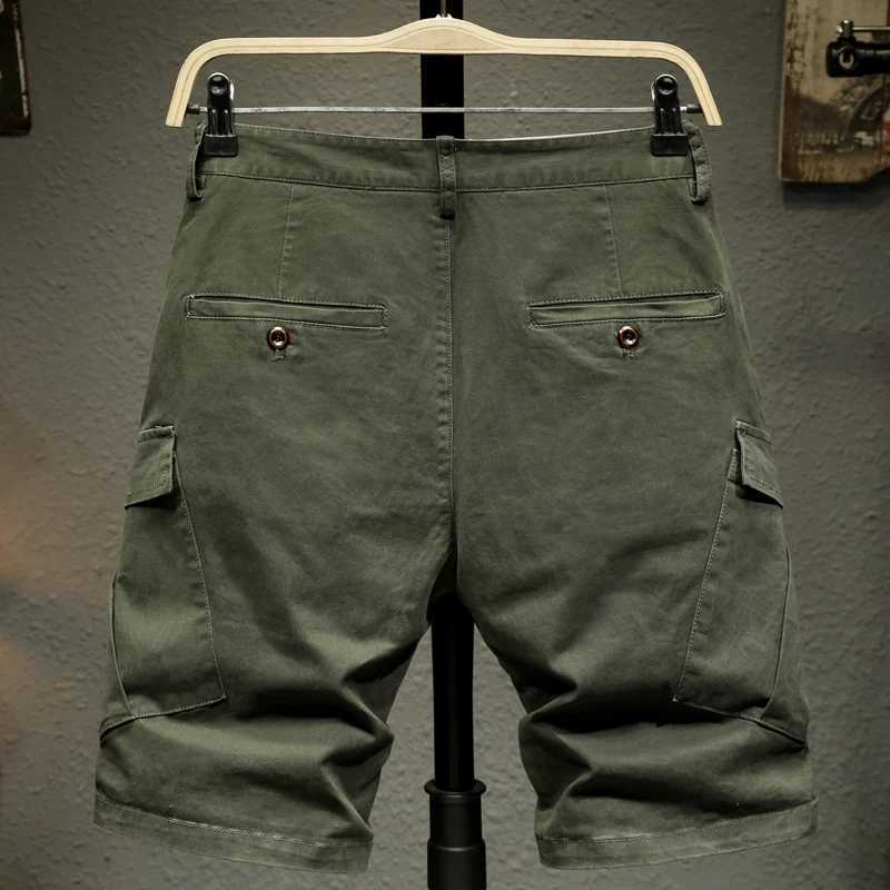 Army cargo shorts mens 2024 new mens casual shorts mens loose work shorts mens outdoor hiking shorts Plus size 28-40W240713