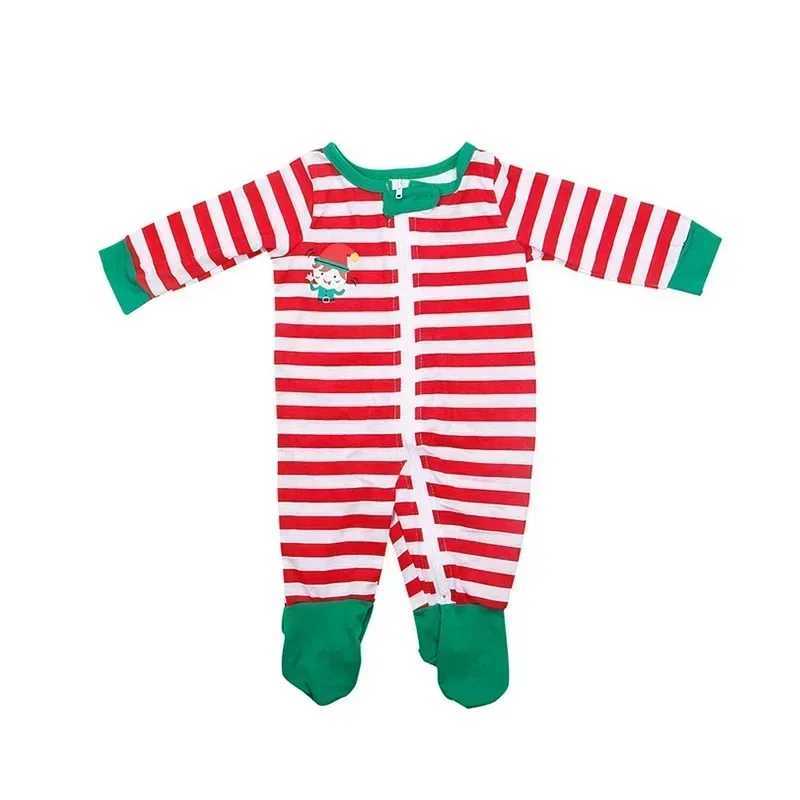 Christmas Gift Mom Daughter Dad Son Matching Clothes Christmas Pajama Set Soft and Cute Striped Printed Clothing Set Pajamas W241008