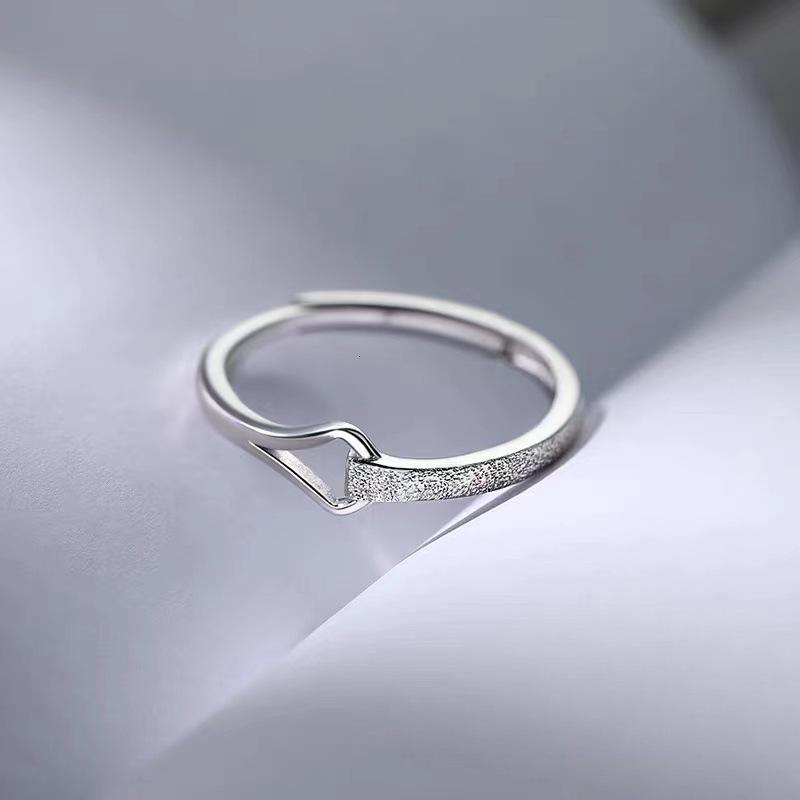 ginkgo for women, light luxury index finger ring, niche design, high-end sensory ring