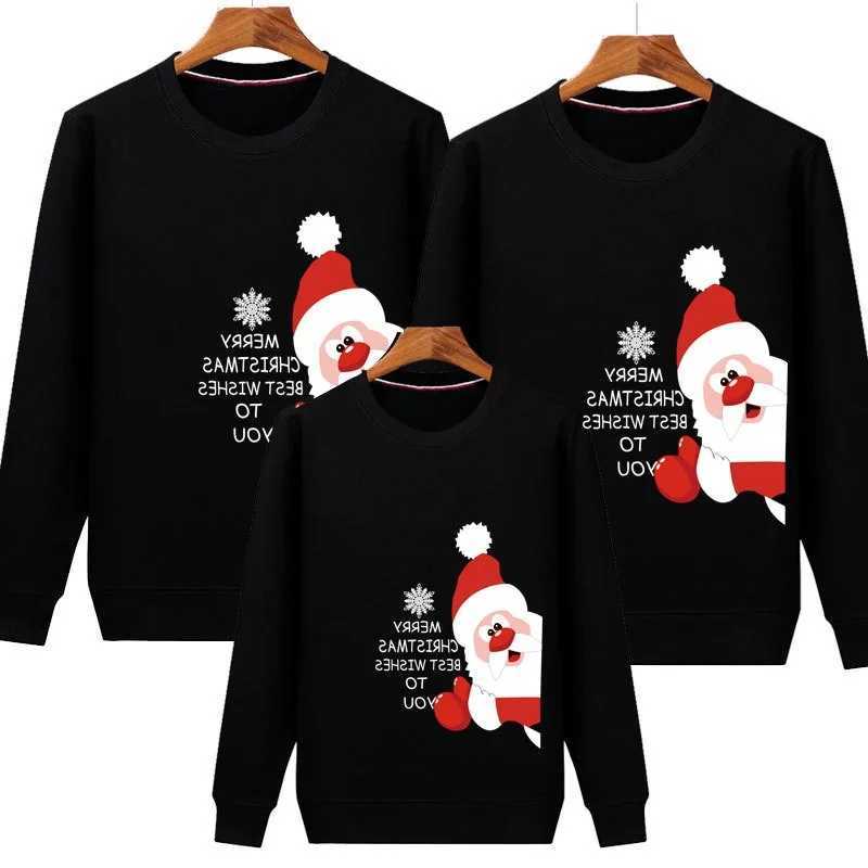 2024 Family Christmas Sweater Set Christmas Parachute Mother Father Baby Preschool Jersey Womens Childrens Sportswear Couple Baby Cart W241008