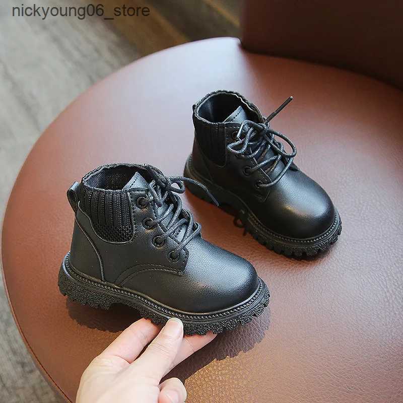Boots Baby Boots Kids Shoe for Girl Winter Shoe Solid Ankle Boots Baby Girl Shoe Snow Boot Boy Boot Toddler Boot Zapatos Nia Botas L240910