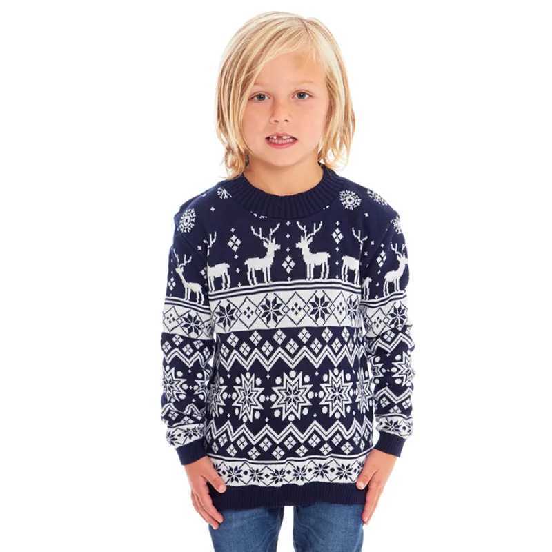 Christmas Pajamas Family Mom and Daughter Match Clothes Cotton Sweater Merry Christmas Printing Match Family Christmas Set W241008