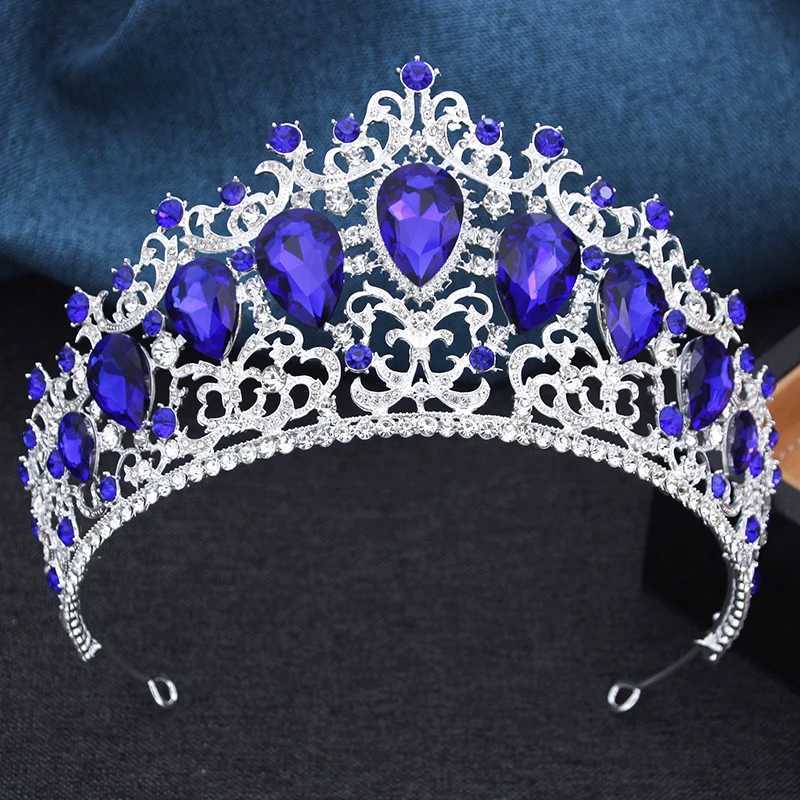 11 elegant crystal crowns suitable for brides wedding dresses hair jewelry queens green tiaras headpieces and ballroom brides W241007