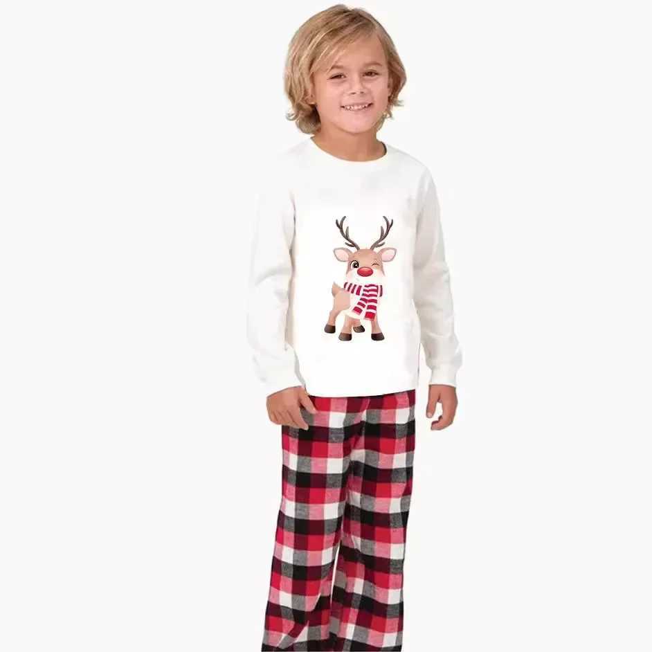 Christmas Camel Printed Pajama Set Suitable for Families Adults and Children Matching Set Cute Soft Clothing Set Baby and Dog Pants Christmas Appearan