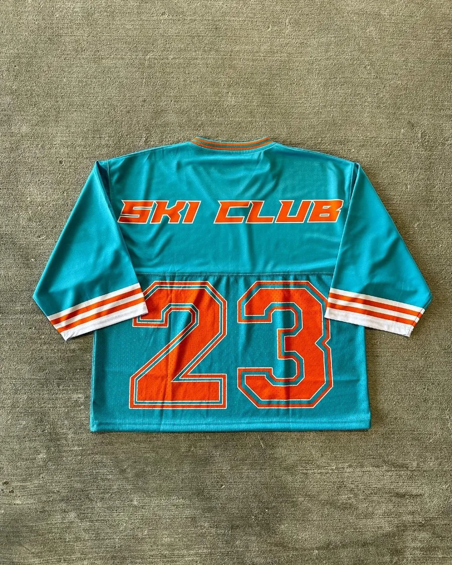 Basketball Clothing Summer Fashion Color Matching Sports T-shirt men American Jerseys Football Style Couple Short-sleeved Shirt 241008