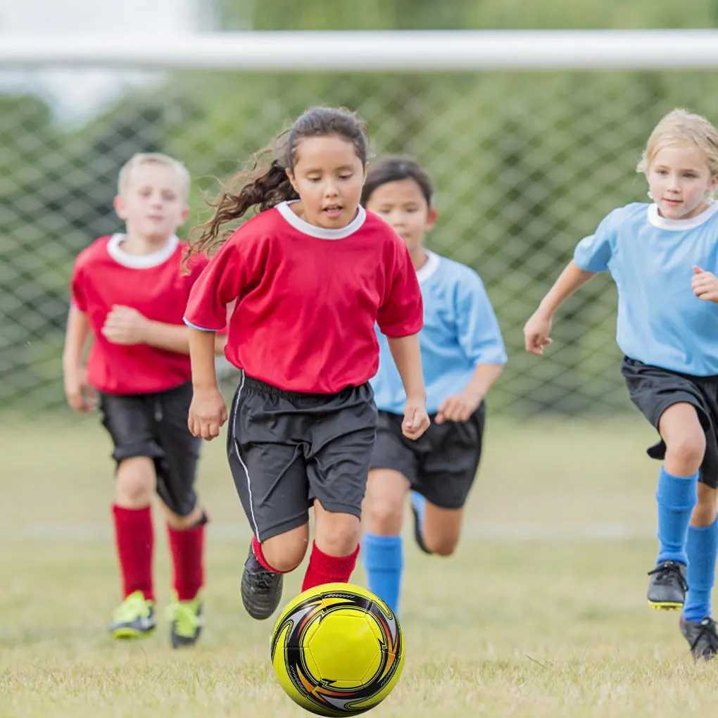 Football for fun training PVC for excellent durability Team cooperation Football with excellent durability Gold medal No.5W241008