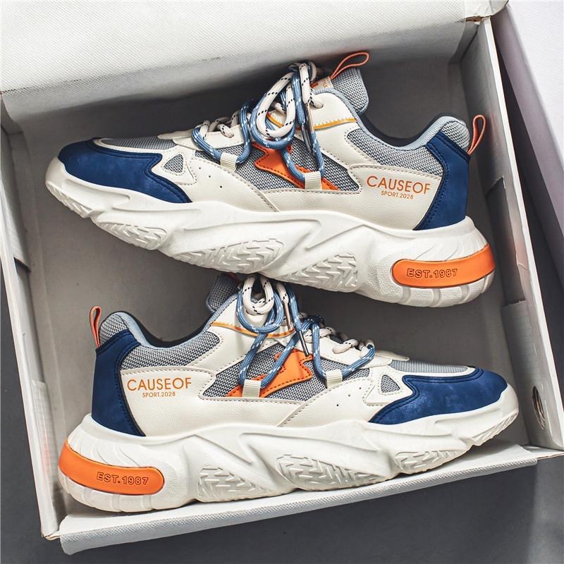 Men's 2024 Trend Casual Sneakers: Versatile Thick Sole Autumn Sports Shoes dh5727163