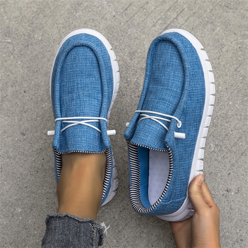 ly arrived summer autumn comfortable casual shoes womens canvas shoes womens fashionable flat shoes 241008