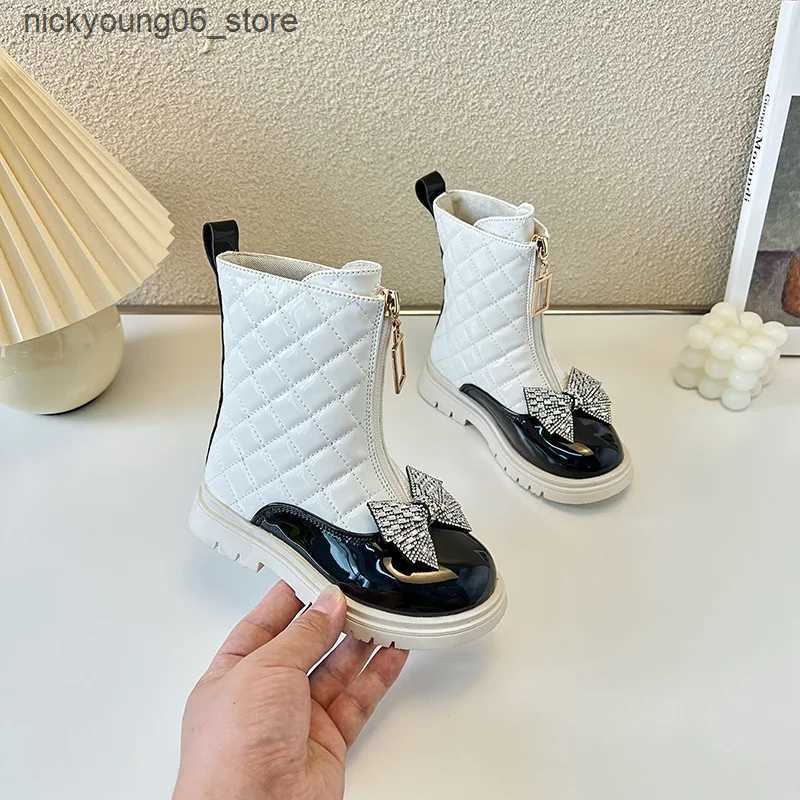 Boots Baby Girl Shoe 2023 Children Boots Fashion Girl Princess Short Boot Toddler Boot Kid Shoe for Girl Botas Para Nia Zapatos Nia L240910