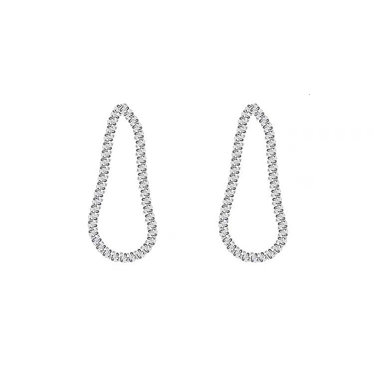 Pure sier needle female earrings, starry sky, celebrity temperament, new trendy accessories, light