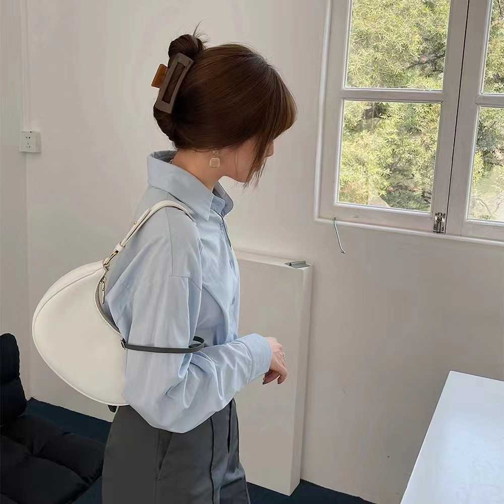CMM High End Armpit Bag Half Moon Bag Womens New Niche Design Bag Trendy Early Autumn Crescent Shaped Handbag
