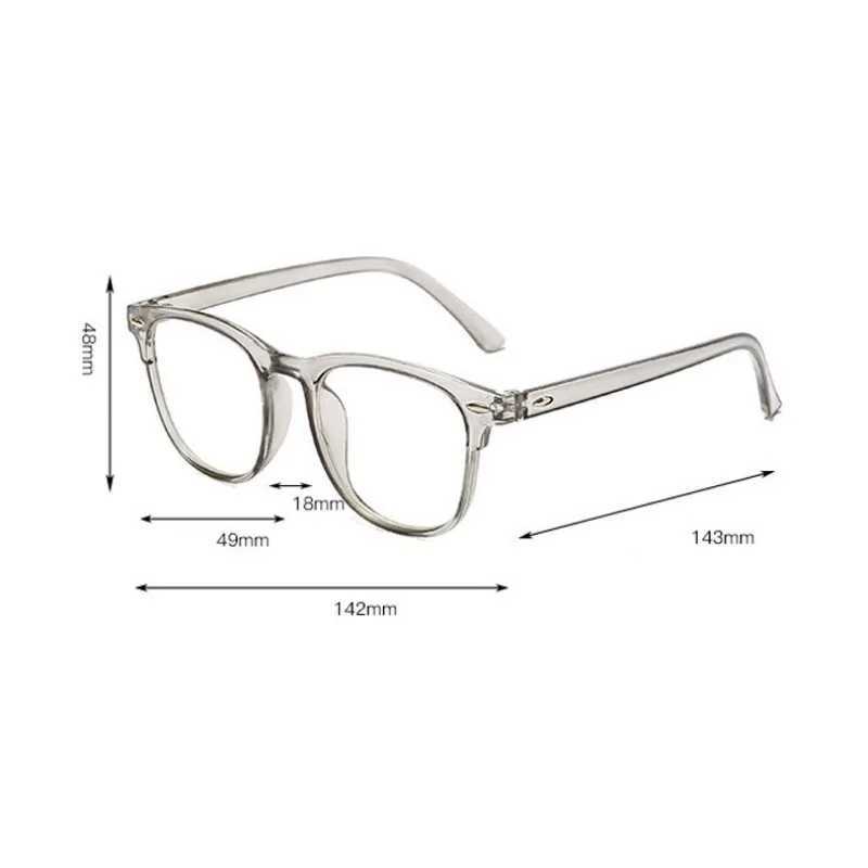Glasses Ultralight Retro Transparent Frame Plain Men Women Anti Blue Light Glasses Party Decorate Eyeglasses Fake GlassesX241008
